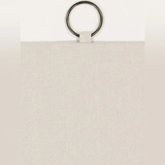 Mercantile Drop Cloth Light Filtering Ring Top Tab Farmhouse Curtain Pan… - Picture 6 of 8